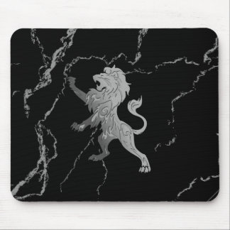 Silver Royal Lion Mouse Pad