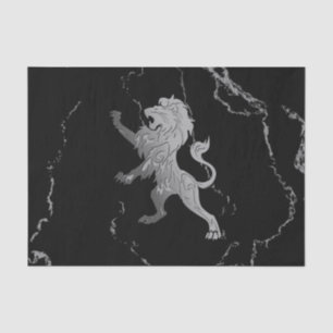 Silver Royal Lion Tissue Paper