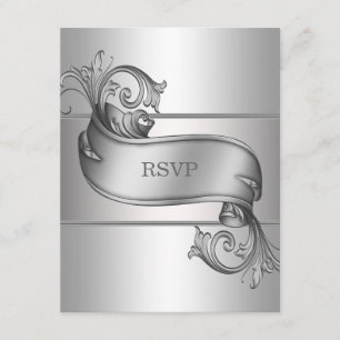 Silver RSVP Card