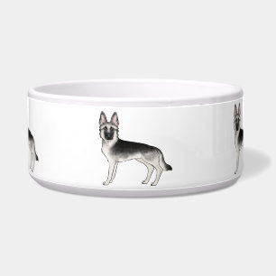 Silver Sable German Shepherd Cute Cartoon Dogs