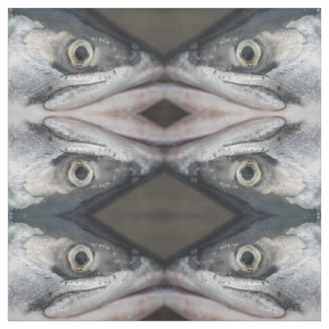 Silver Salmon Face Fabric (Swatch)