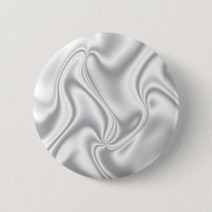 Silver Satin 2 Inch Round Button