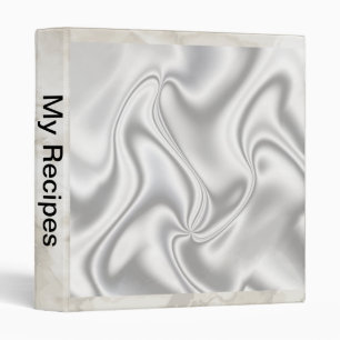 Silver Satin Binder