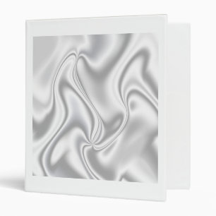 Silver Satin Binder