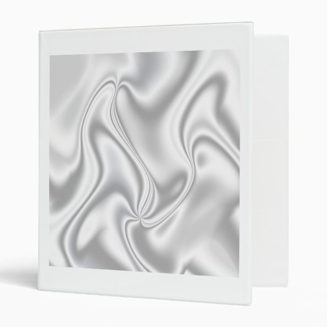 Silver Satin Binder (Front/Inside)