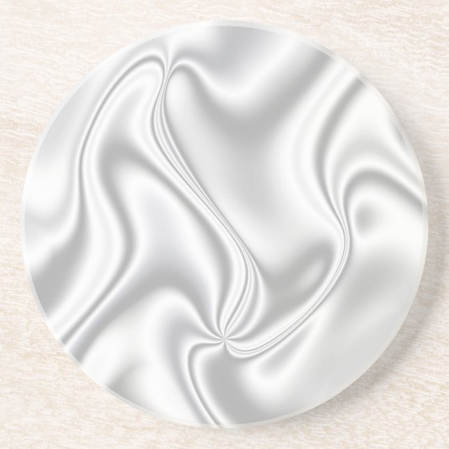 Silver Satin Coaster (Front)