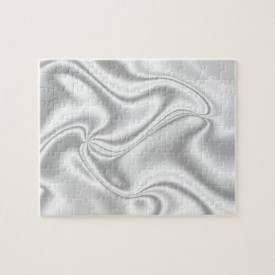 Silver Satin Jigsaw Puzzle
