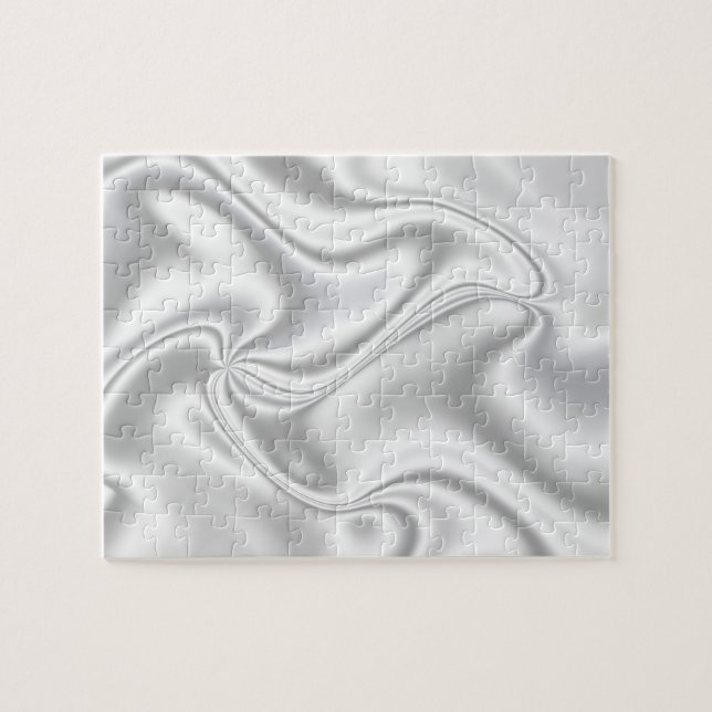 Silver Satin Jigsaw Puzzle (Horizontal)