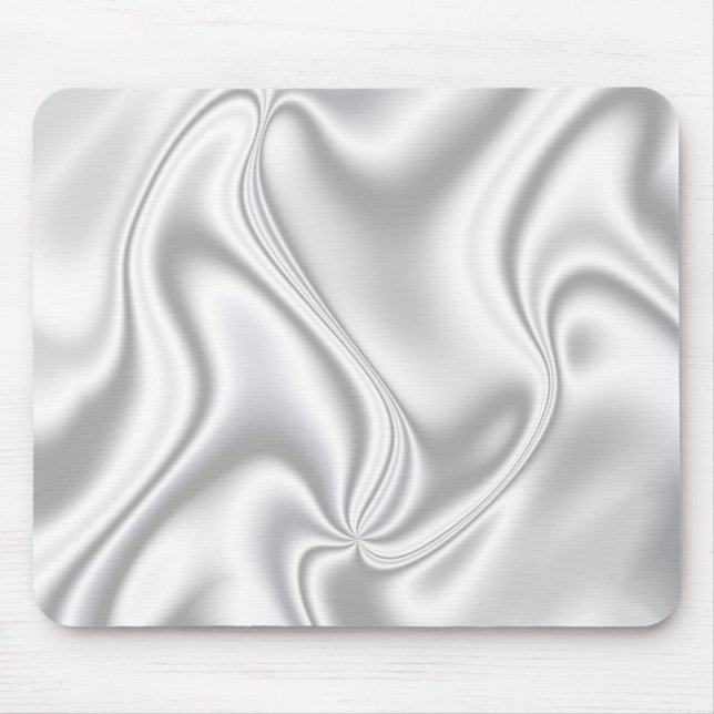 Silver Satin Mouse Pad (Front)