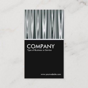 Silver Satin Ripples Business Card