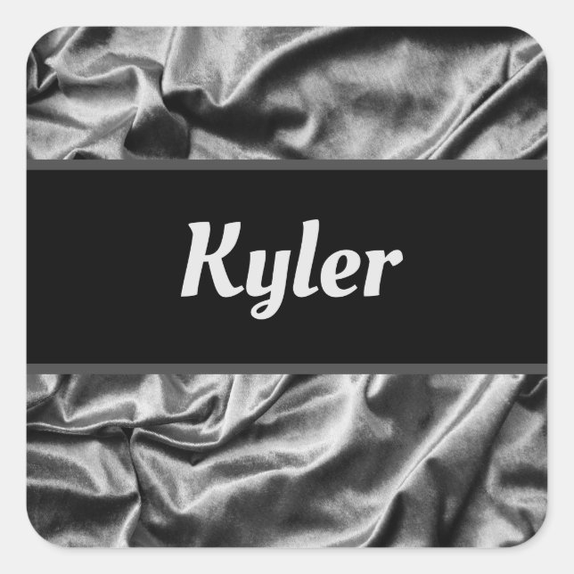 Silver Satin Sticker (Front)