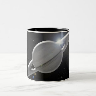 silver saturn mug