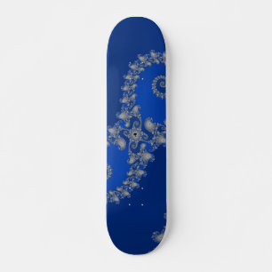 Silver Seahorse Skateboard