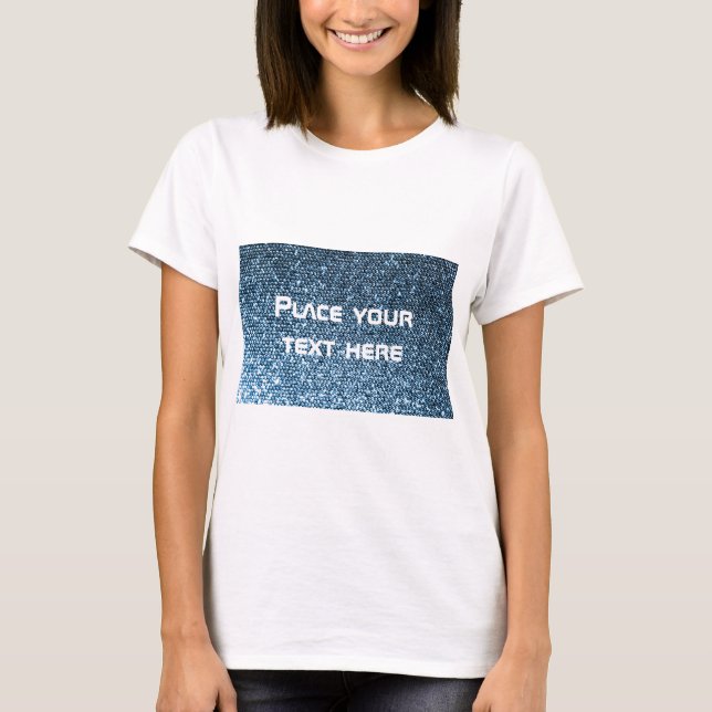 Silver Sequins T-Shirt (Front)