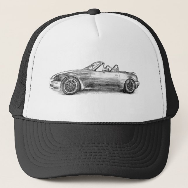 Silver Shadow MX5 Trucker Hat (Front)
