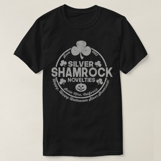 Silver Shamrock Novelties T-Shirt (Design Front)