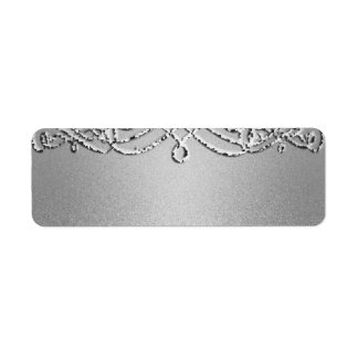 Silver Shimmer Glitter Template Background