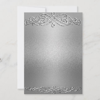 Silver Shimmer Glitter Template Background