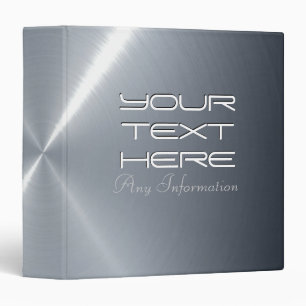 Silver shiny stainless steel metal binders 3