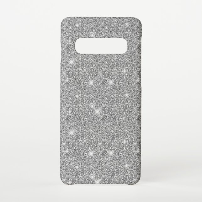 Silver Shiny Stars Lovers Brilliant Sparkle Girly Samsung Galaxy Case (Back)