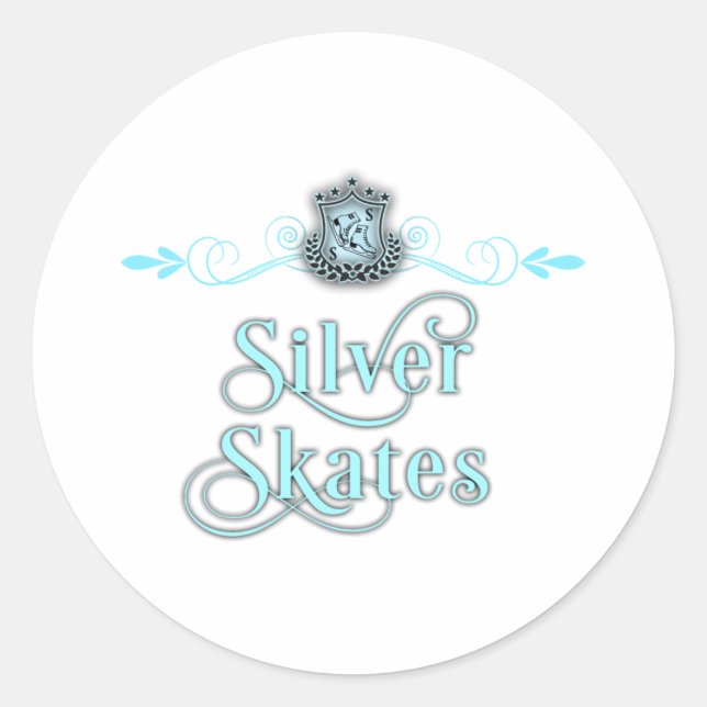 Silver Skates Stickers (Front)