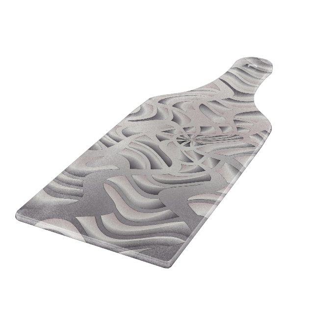 silver snowflake cutting board (Corner)