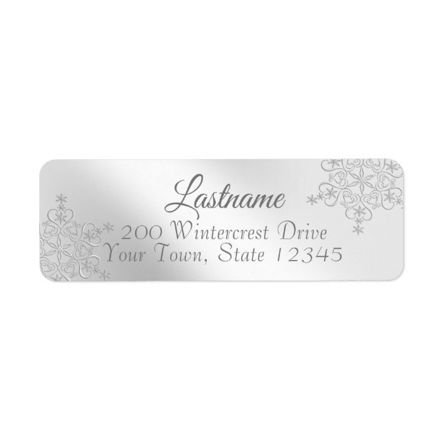 Silver Snowflakes (Front)