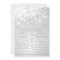 silver snowflakes Winter Bridal shower Invite