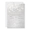 silver snowflakes Winter Bridal shower Invite