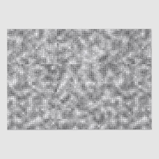 Silver Sparkle Tissue Paper (Front)