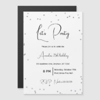 Silver Sparkles Fully Customizable Party