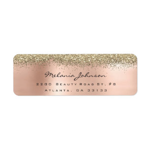 Silver Sparkly Glitter Pink Rose Gold Metallic