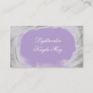 Silver Spiritual Light Reiki business card
