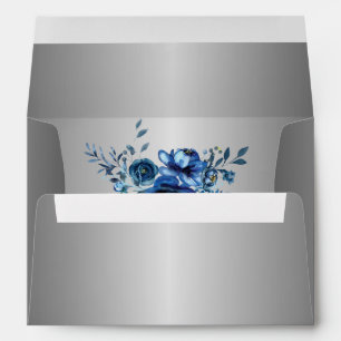Silver Splendour Wedding Envelopes