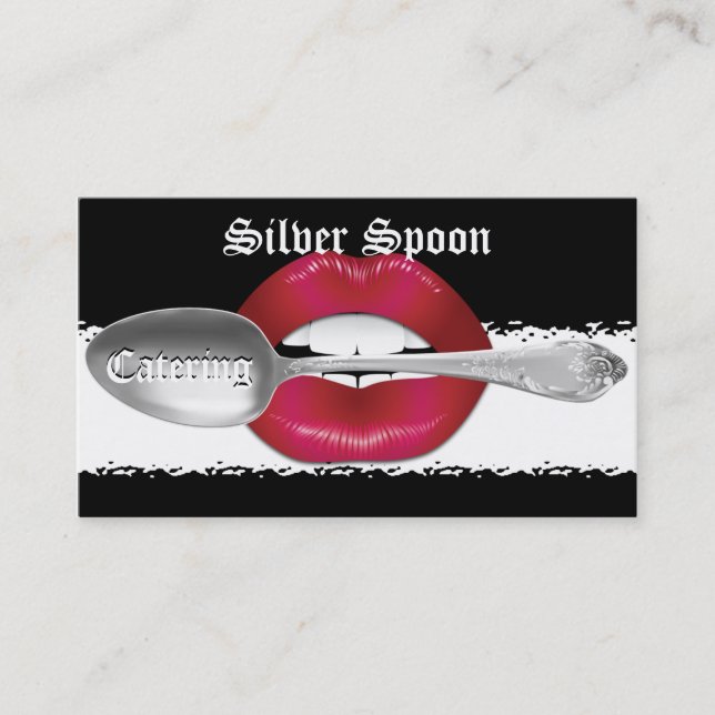 Silver Spoon Personal Chef and Catering Business Card (Front)