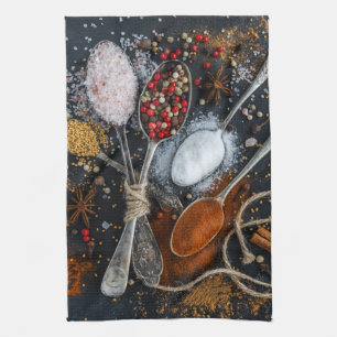 Silver Spoons & Spices Kitchen Towel