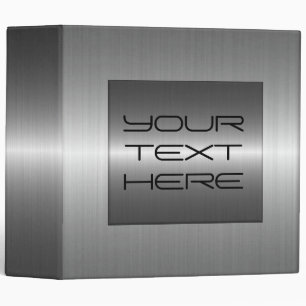 Silver Stainless Steel Metal Binder