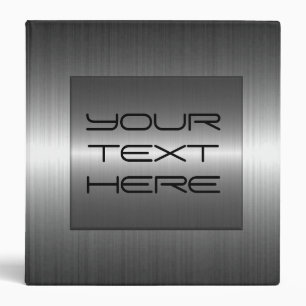 Silver Stainless Steel Metal Binder