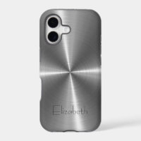 Silver Stainless Steel Print