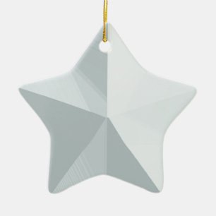 Silver Star Christmas Ornament Template