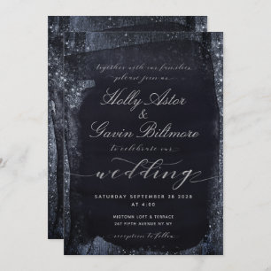 Silver Starry Mariage de nuit 2 Invitation Suite