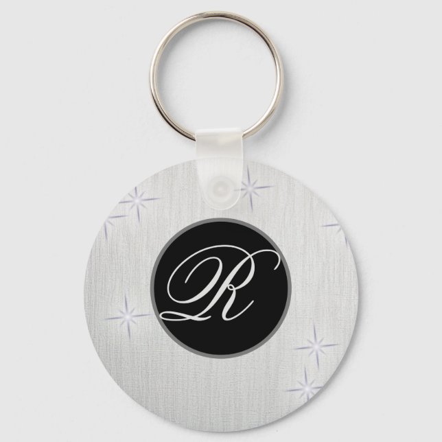 Silver stars keychain (Front)