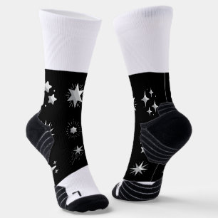 Silver Stars Socks