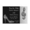 Silver Stiletto & Treble Cleft 50th Save The Date