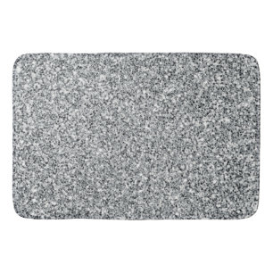 Silver Stone Gary Gold Marble Purple Glitter Bath Mat