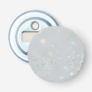 Silver Stone Gary Gold Marble Purple Glitter Bottle Opener