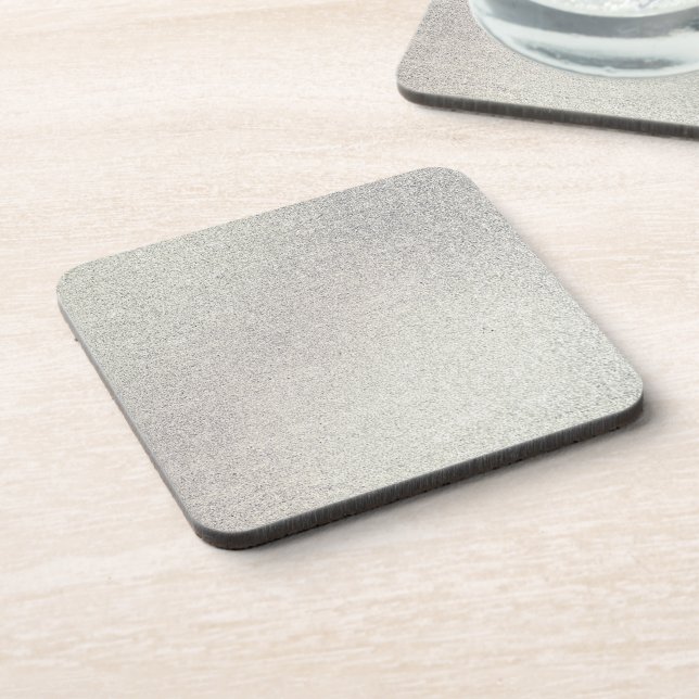 Silver Stone Gary Gold Marble Purple Glitter Coaster (Left Side)