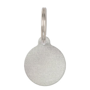 Silver Stone Gary Gold Marble Purple Glitter Pet Tag