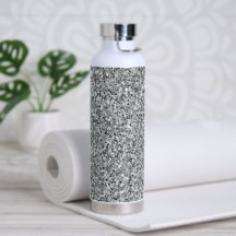Silver Stone Gary Gold Marble Purple Glitter