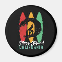 Silver Strand California Beach Retro Surfing